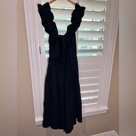 🆕 Free People Black Backless Ruffle Dress - Picture 4 of 4